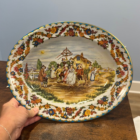 Daher oval tin plate - Picture 1 of 4